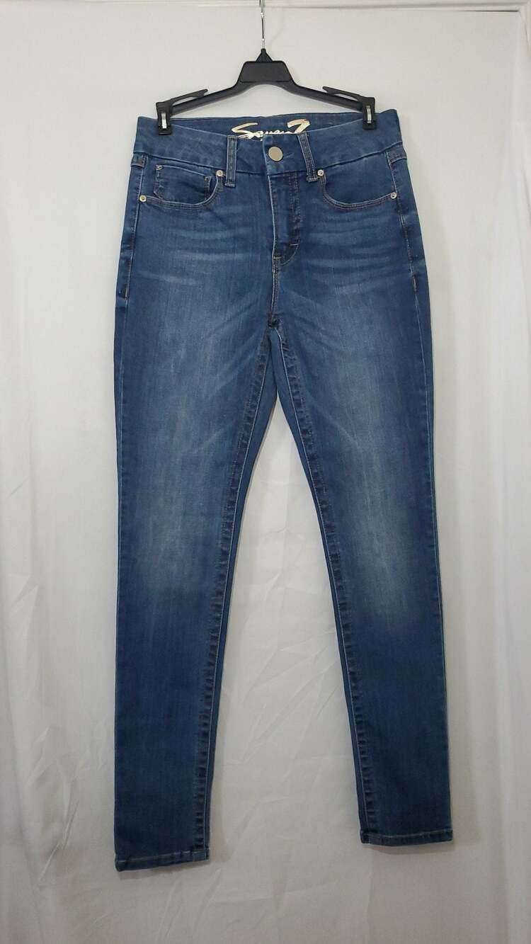 Seven7 Tummyless High Rise Skinny Jeans Size 4